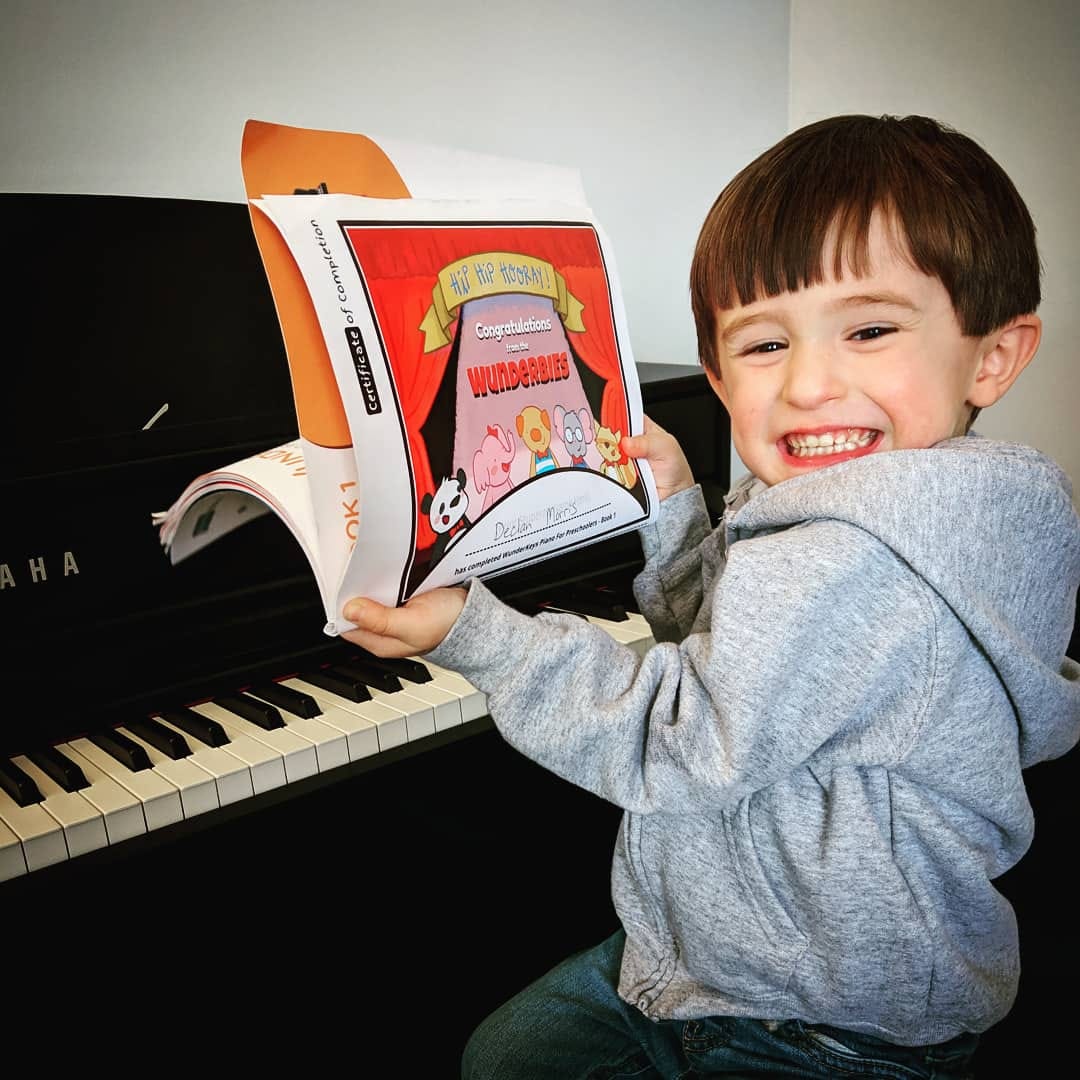 wunderkeys preschool piano lessons Troy